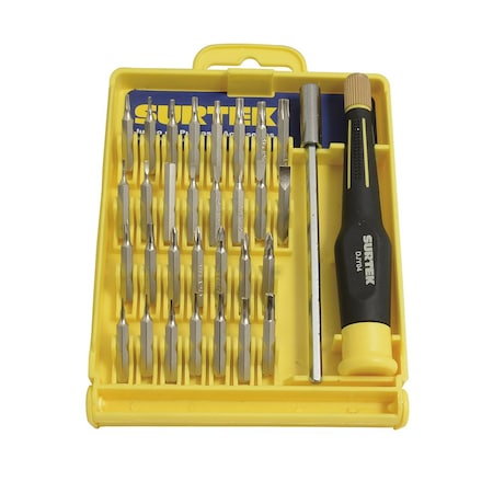 Surtek Precision Screwdriver set, 32 combined bits DJY04